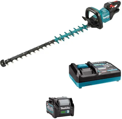 Tăietor electric pentru tuns gard viu Makita - UH005GD201, 40 V XGT, 75 cm, 2 x 4 Ah Li-ion
