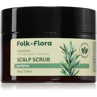 Folk & Flora Rosemary exfoliant pentru scalp 180 g