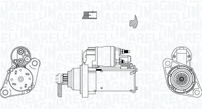Electromotor (12v, 1kw) Potrivit Audi A3; Seat Altea, Leon, Toledo Iii; Skoda Octavia Ii; Vw Golf Plus V, Golf V, Jetta Iii 1.6 05.03-12.13