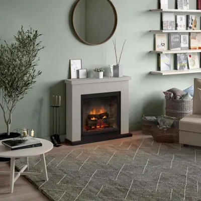Frode Light Beige semineu electric PowerFlame 2