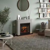 Frode Light Beige semineu electric PowerFlame 2
