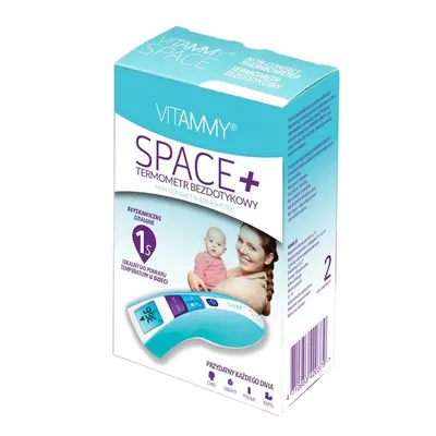 Termometru digital fara contact Vitammy Space tehnologie infrarosu pentru copii si adulti