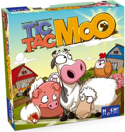 Joc de societate pentru doi Tic Tac Moo - Pentru copii