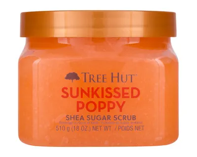 Scrub de corp Sunkissed Poppy Shea Sugar, 510g, Tree Hut