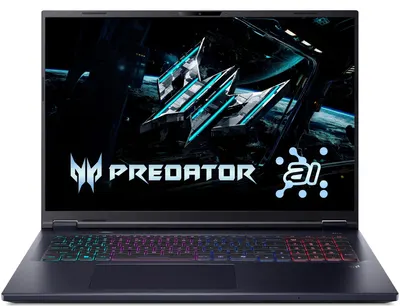 Laptop de gaming Acer – Predator Helios Neo 18 AI, 18'', WQXGA, Ultra 9, 250Hz, 128GB/1TB