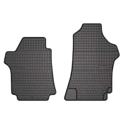 Set covorase cauciuc, 2 Buc , Fata, Negru, Pentru: Hyundai H-1 Cargo, H-1 Travel 2008-, Van