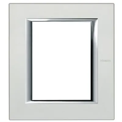Rama dreptunghiulara Axolute aluminiu anodizat 3+3 module - Argintiu