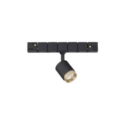 Sistem iluminat pe sina BREDA MAGNETIC Alama aurie & Nisipiu Negru Aluminiu 5W DC48V Ledteen 471Lm >90 4000K IP20 Zoomable 15-36°