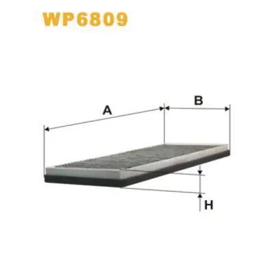Filtru, aer habitaclu WIX FILTERS WP6809