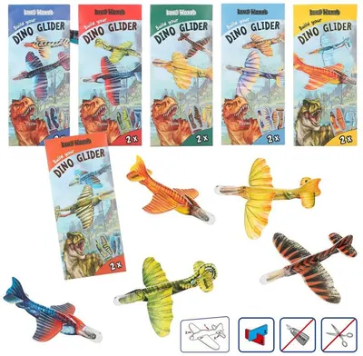 Avion dinozaur de asamblat Depesche Dino World