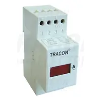Ampermetru digital modular de c.a., montaj pe sina ACAMSD-10 10A AC, Us=230V