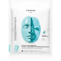 L’biotica Transforming Collagen Mask with CICA and Azulene in Microcapsules masca de colagen împotriva roșeții tenului 1 buc