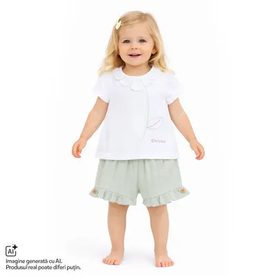 Tricou copii si pantaloni scurti Chicco, Verde, 01288-70MFCI