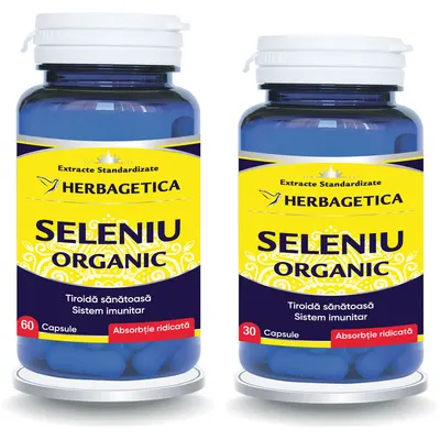 Pachet Seleniu Organic 60cps+30cps