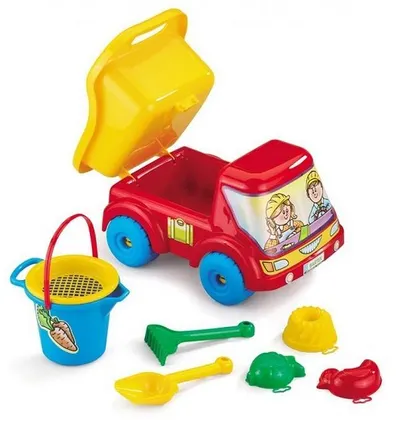 Set de plaja Marioinex pentru copii - Carucior si accesorii
