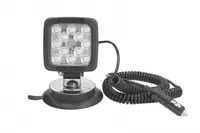 Lumina lucru (LED, 12 24V, 17W, 1750lm, numar elemente LED: 12, lungime: 101mm, inaltime: 101mm, adancime: 60mm, cu comutator; cu dop; cu fir spiralat de 3m; montabil cu magnet)