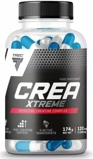 Crea Xtreme, 120 capsule, Trec Nutrition