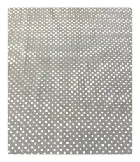 Paturica dubla de vara bebelusi DeLuxe 98x78 cm Buline pe gri