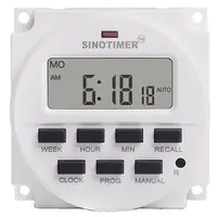 Releu digital cu temporizator, Sinotimer, temporizator, intrerupator, programabila, 230V, 16A, TM618N-2