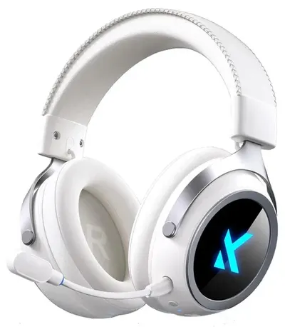 Căști gaming MCHOSE - X9, Surround 7.1, wireless, albe