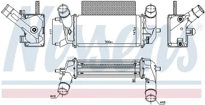 Intercooler potrivit FORD ECOSPORT, FIESTA VII 1.0 10.13