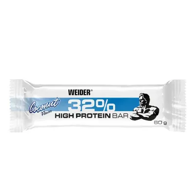 Baton proteic WEIDER 32%, cocos, 60 g