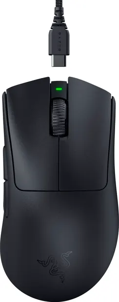 Mouse de gaming Razer - DeathAdder V3 Pro, optic, wireless, negru