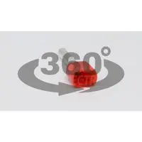 Tub de capat dublu, izolat (PA6.6),cupru el. stanat, rosu E90IH 2×1mm2, l=10mm