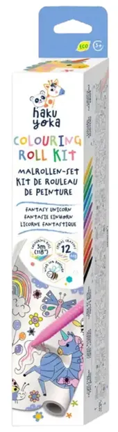 Rulou de colorat Haku Yoka – Unicorni, 3 m