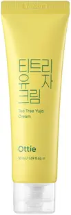Ottie Tea Tree Yuja Cremă facială cu extract de arbore de ceai, 50 ml
