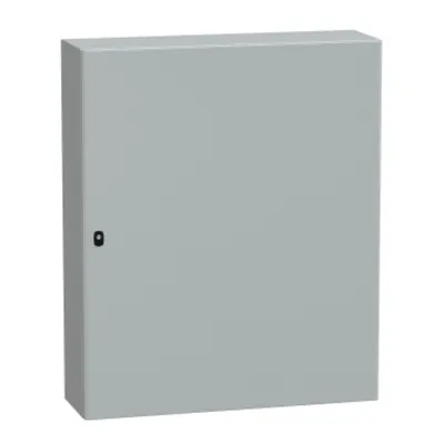 Usa simpla PanelSeT S3D cu/f. plas. mont. H1200xL1000xP300 IP66 IK10 RAL7035.
