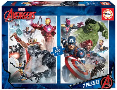 Set de 2 puzzle-uri cu 500 piese