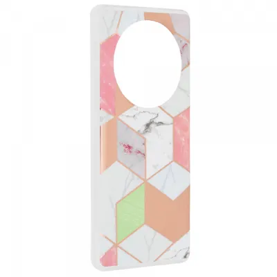 Husa pentru Honor Magic6 Lite, Techsuit, Marble, Mov