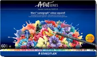 Creioane colorate acuarelă Staedtler Mars Lumograph - 60 culori