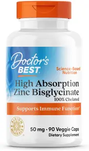 High Absorption Zinc Bisglycinate, 50 mg, 90 capsule, Doctor's Best