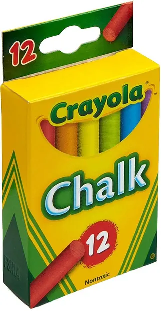 Crete colorate fără praf Crayola - 12 culori