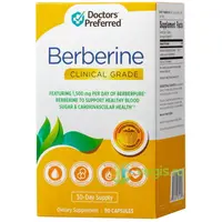Berberina 500mg (Berberine Clinical Grade) Doctors' Prefered 90cps