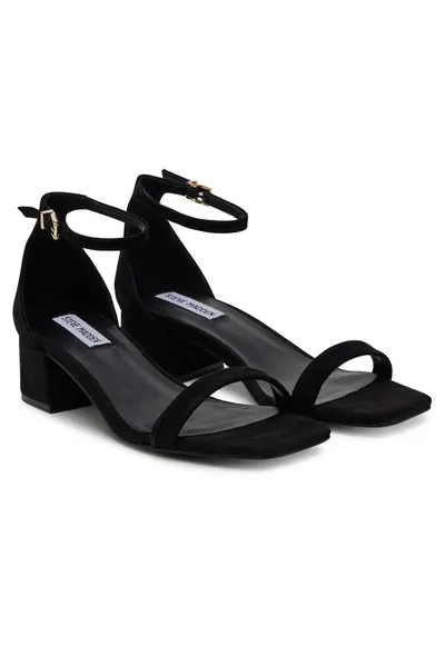 Sandale dama - piele naturala - toc clasic - negru