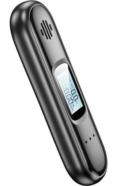 Tester de alcool Cellularline - 14837, USB-C, negru