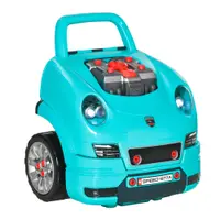 HOMCOM Atelier Reparații Jucărie, Camion cu Motor și 61 Accesorii pentru Copii, cu Roți și Mâner, 40x39x47 cm, Albastru | Aosom Romania