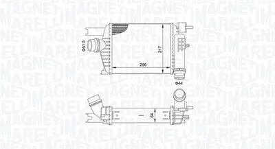 Intercooler potrivit DACIA DUSTER; RENAULT CAPTUR I, CLIO IV 1.2 1.5D 11.12