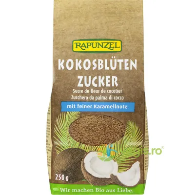 Zahar din Flori de Nuca de Cocos Ecologic/Bio 250g