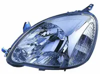 Far fata Stanga (H4, electric, fara motoras, culoare insert: cromat) potrivit TOYOTA YARIS