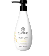 Balsam hidratant pentru par uscat si vopsit Evoque Professional Milk Therapy Hydrating Conditioner 380 ml