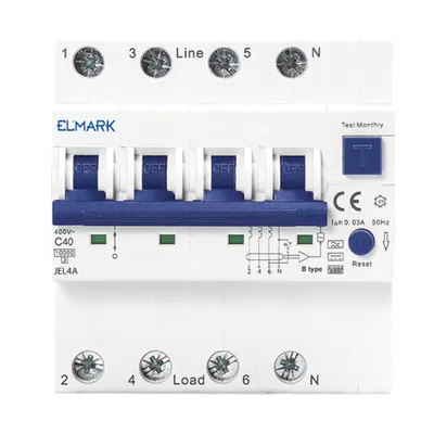 Intrerupator Diferential Rcbo Electronic Jel4a 6ka 4p 32a/30ma