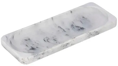 Suport pentru prosoape și accesorii Wenko - Desio, 30 x 2 x 11 cm, alb