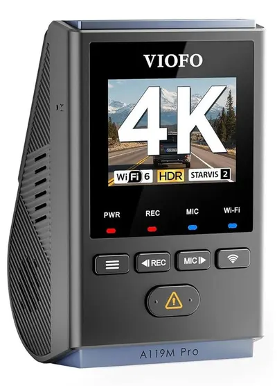 Camera auto VIOFO – A119M Pro, 4K, WiFi 6, GPS, negru
