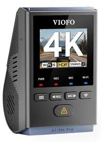 Camera auto VIOFO – A119M Pro, 4K, WiFi 6, GPS, negru