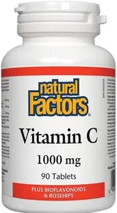 Vitamin C, 1000 mg, 90 tablete, Natural Factors