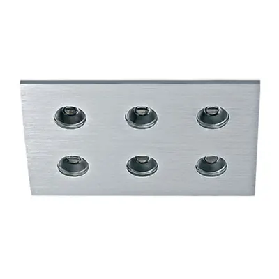 Nevil-Q LED 6x1W 3000K 270lm,dimabil,350mA,IP20,aluminiu